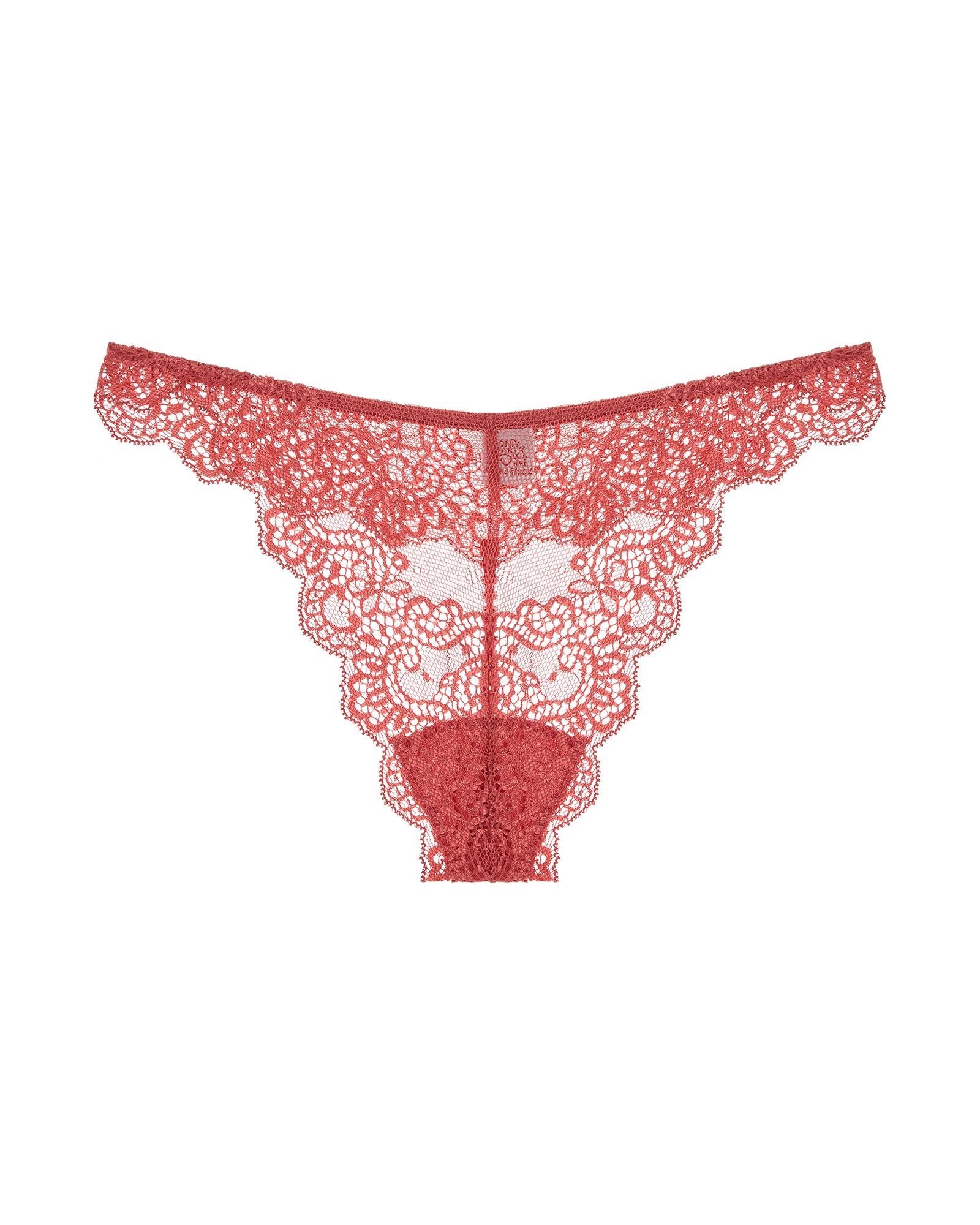 Only Hearts So Fine with Lace Thong in pink