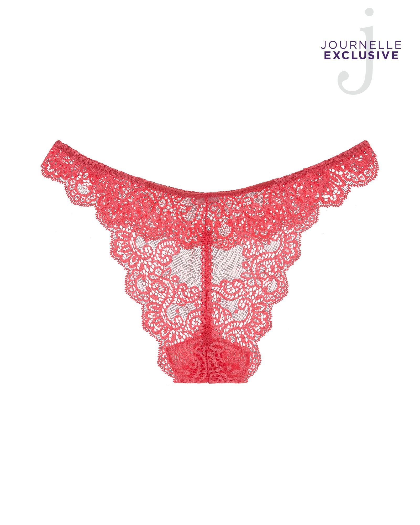 Only Hearts So Fine with Lace Thong in orange