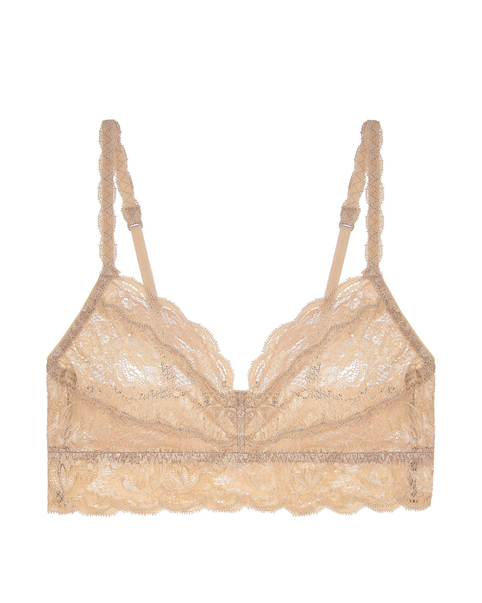 Cosabella Never Say Never Sweetie Bralette in beige