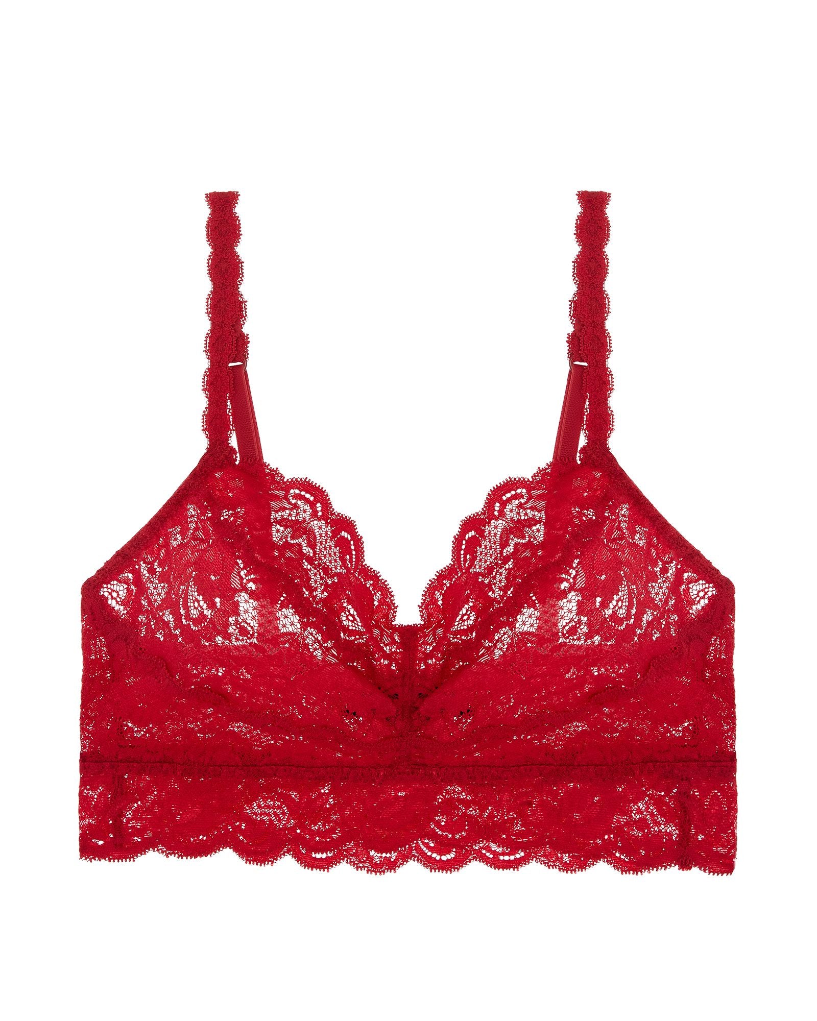 Cosabella Never Say Never Sweetie Bralette in red