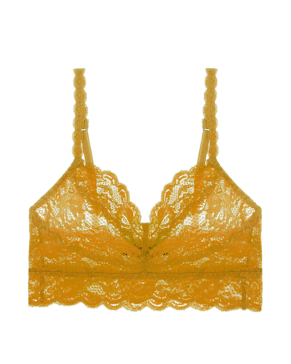 Never Say Never Sweetie Bralette in yellow - product shot | Cosabella