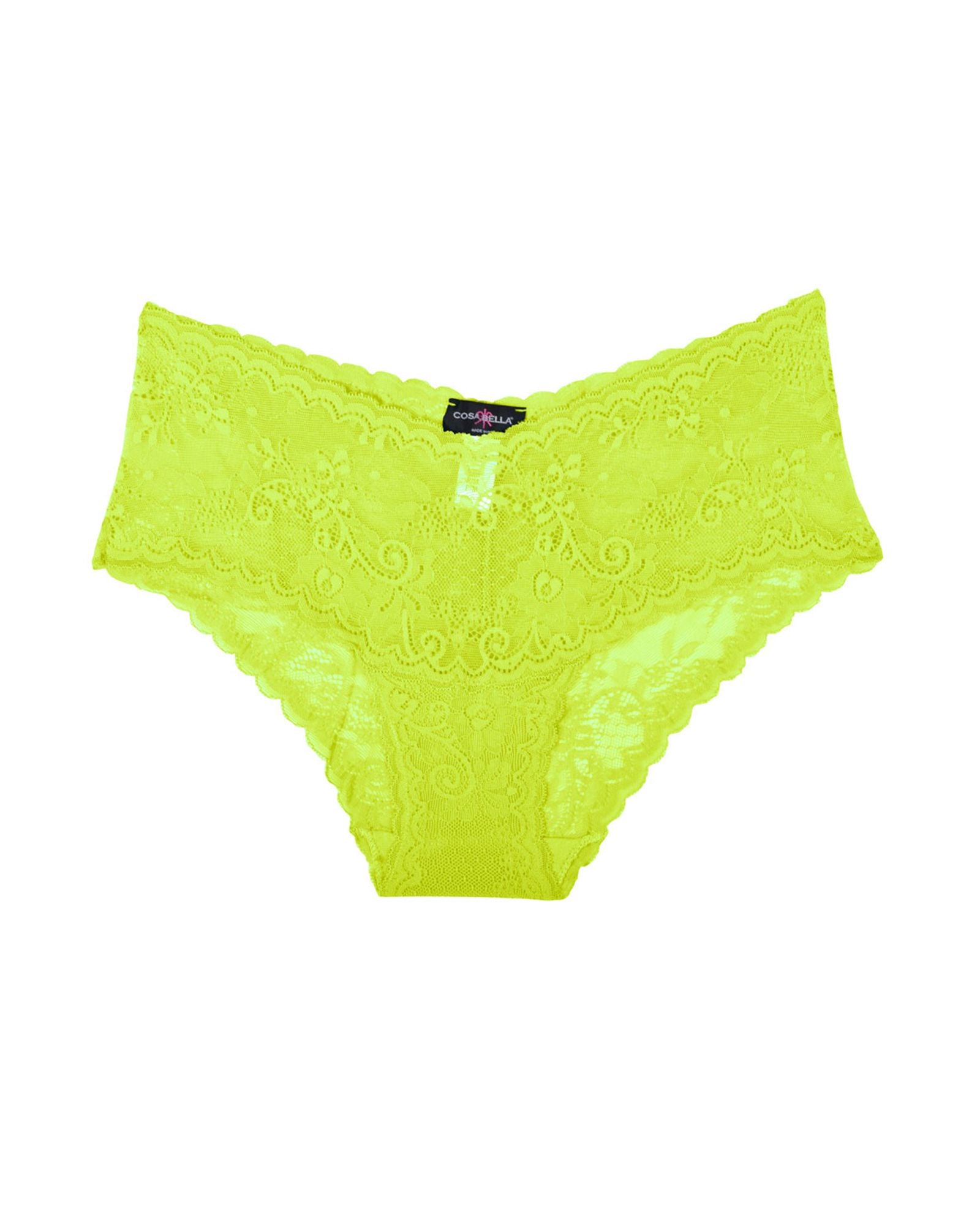 Cosabella Trenta Low-Rise Hot Pant in yellow