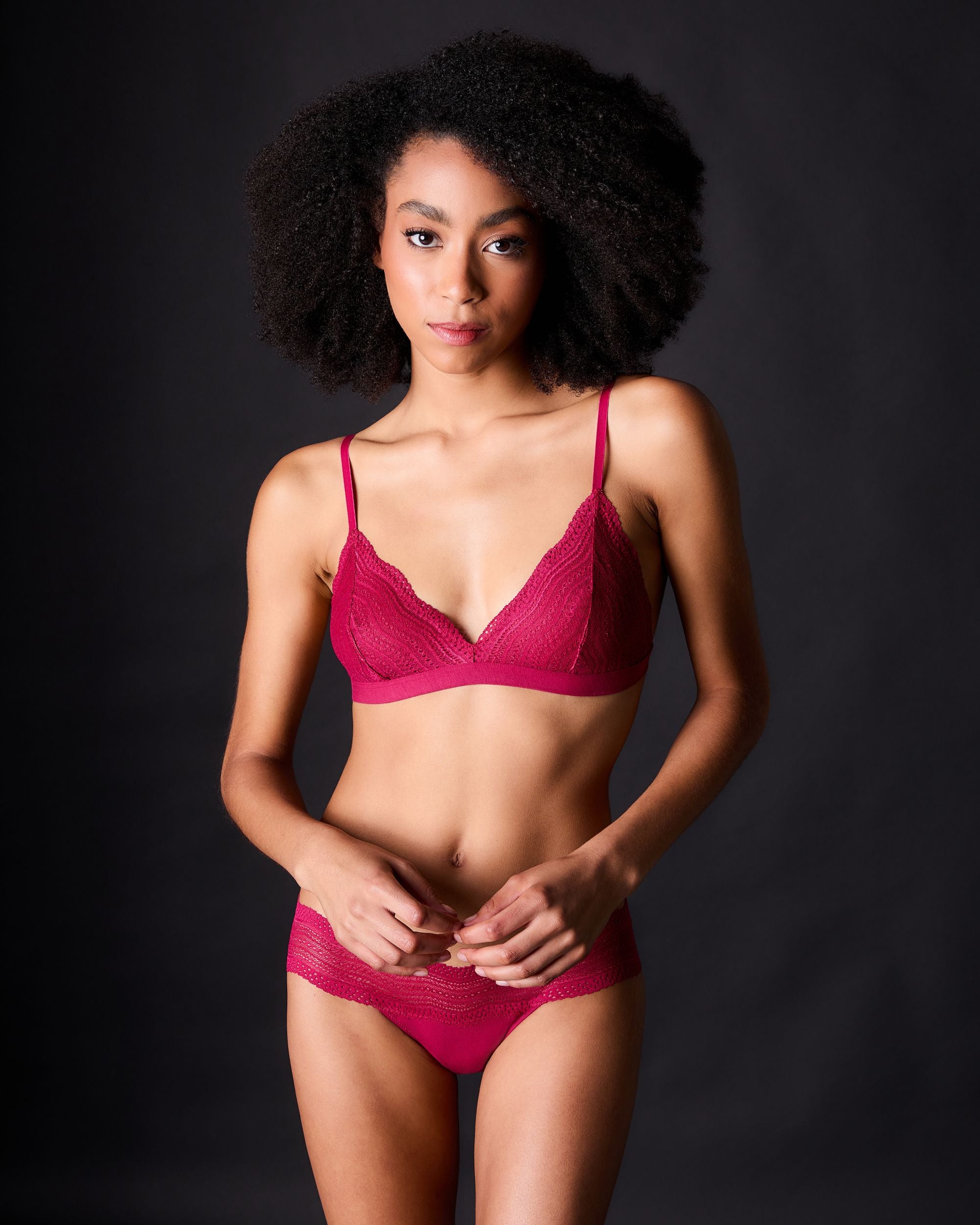 Cosabella Dolce Soft Bra in red