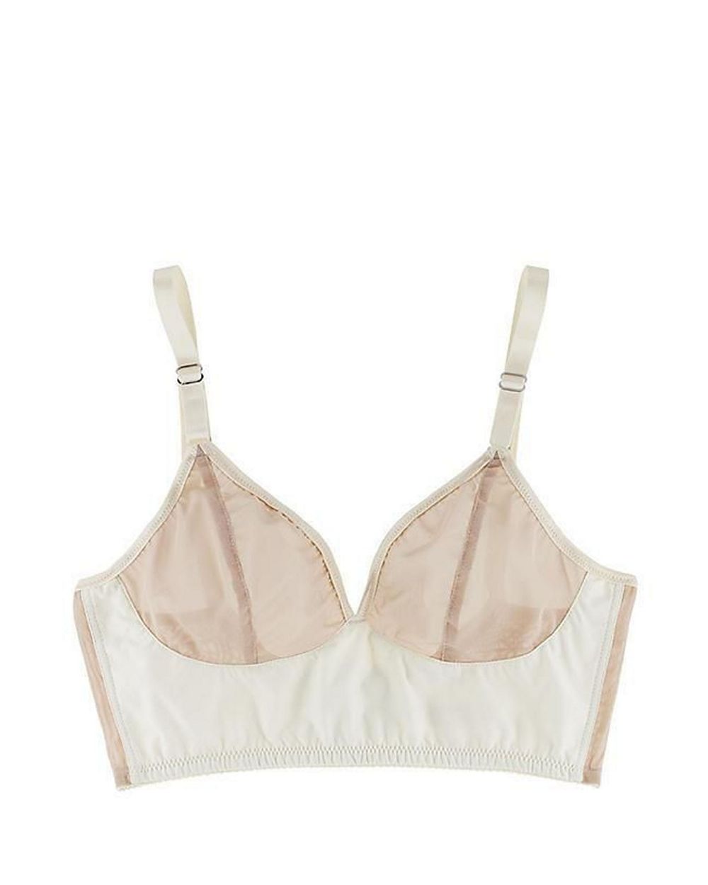 Fortnight Lingerie Luna Long Line Bra in beige