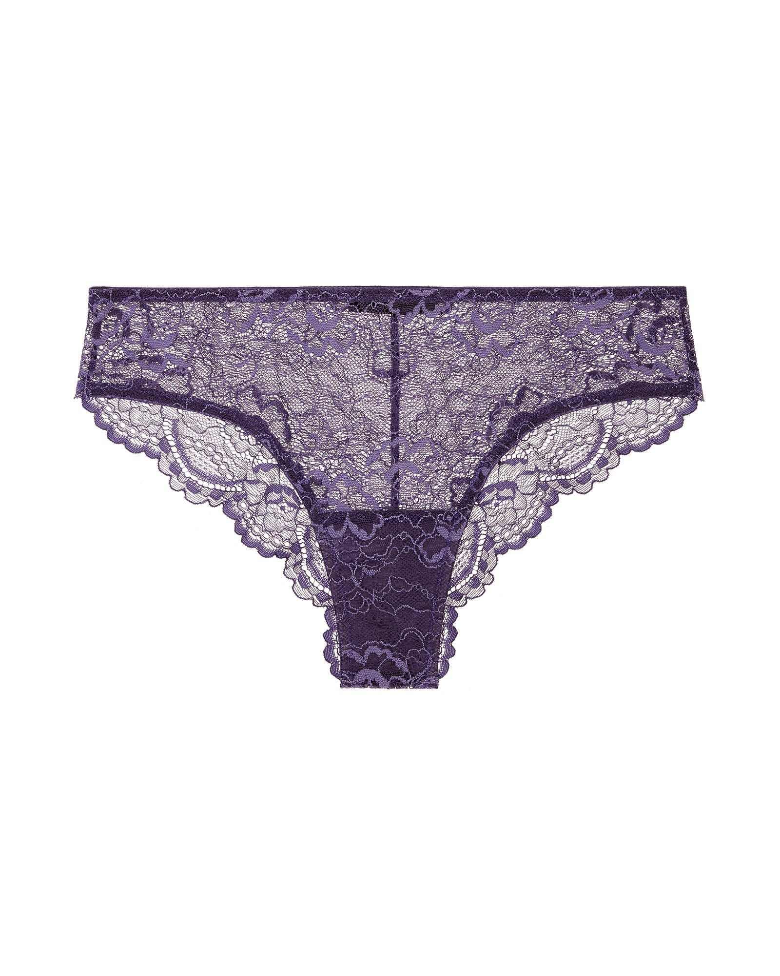 Samantha Chang All Lace Brief in purple