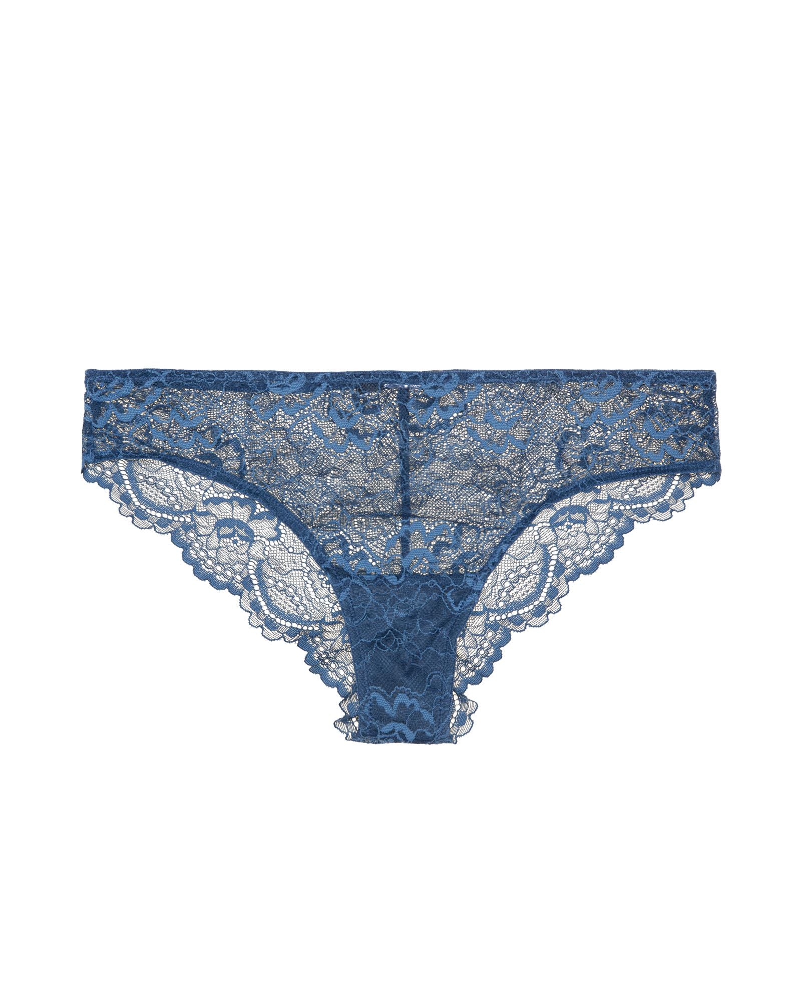 Samantha Chang All Lace Brief in blue