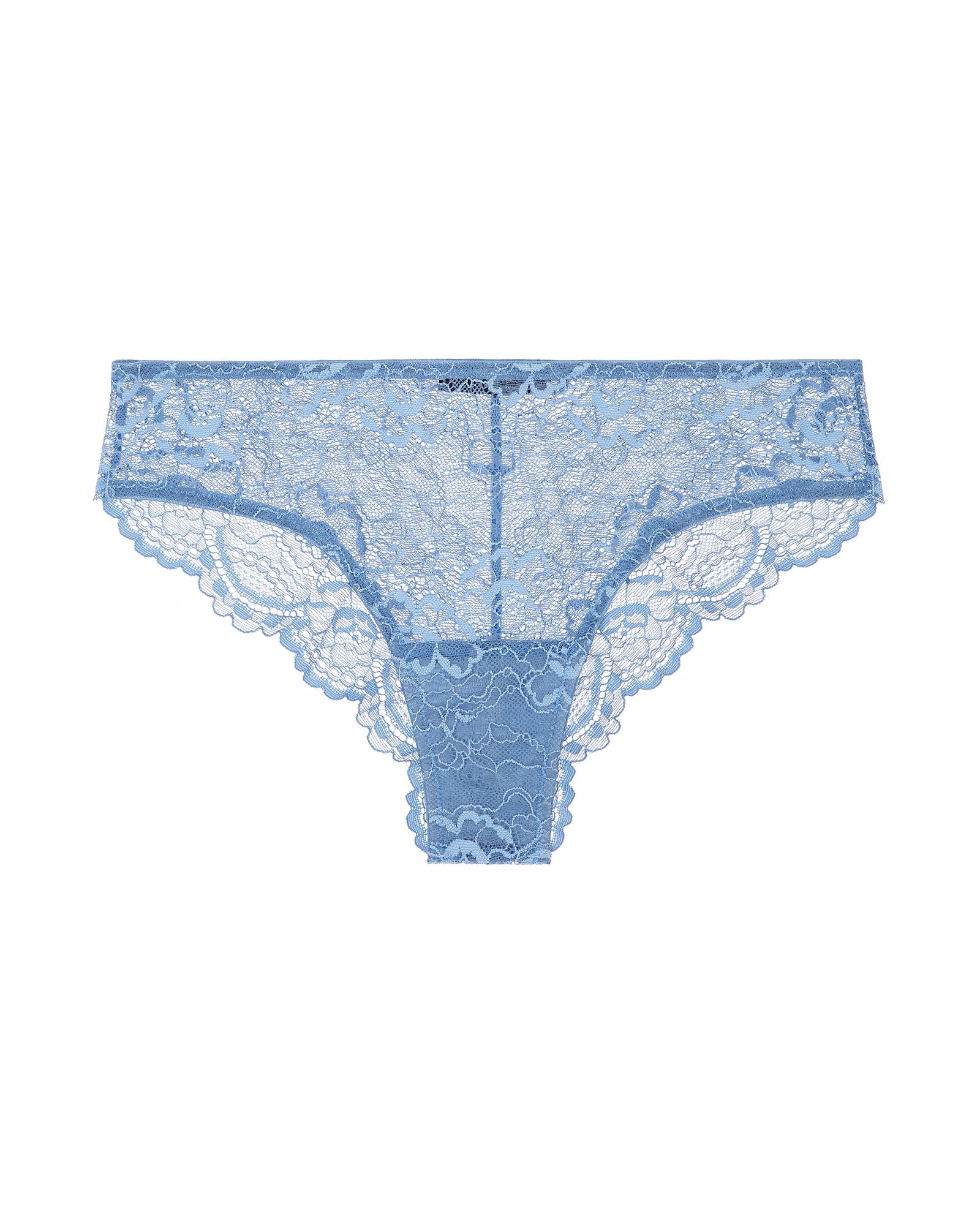 Samantha Chang All Lace Brief in blue