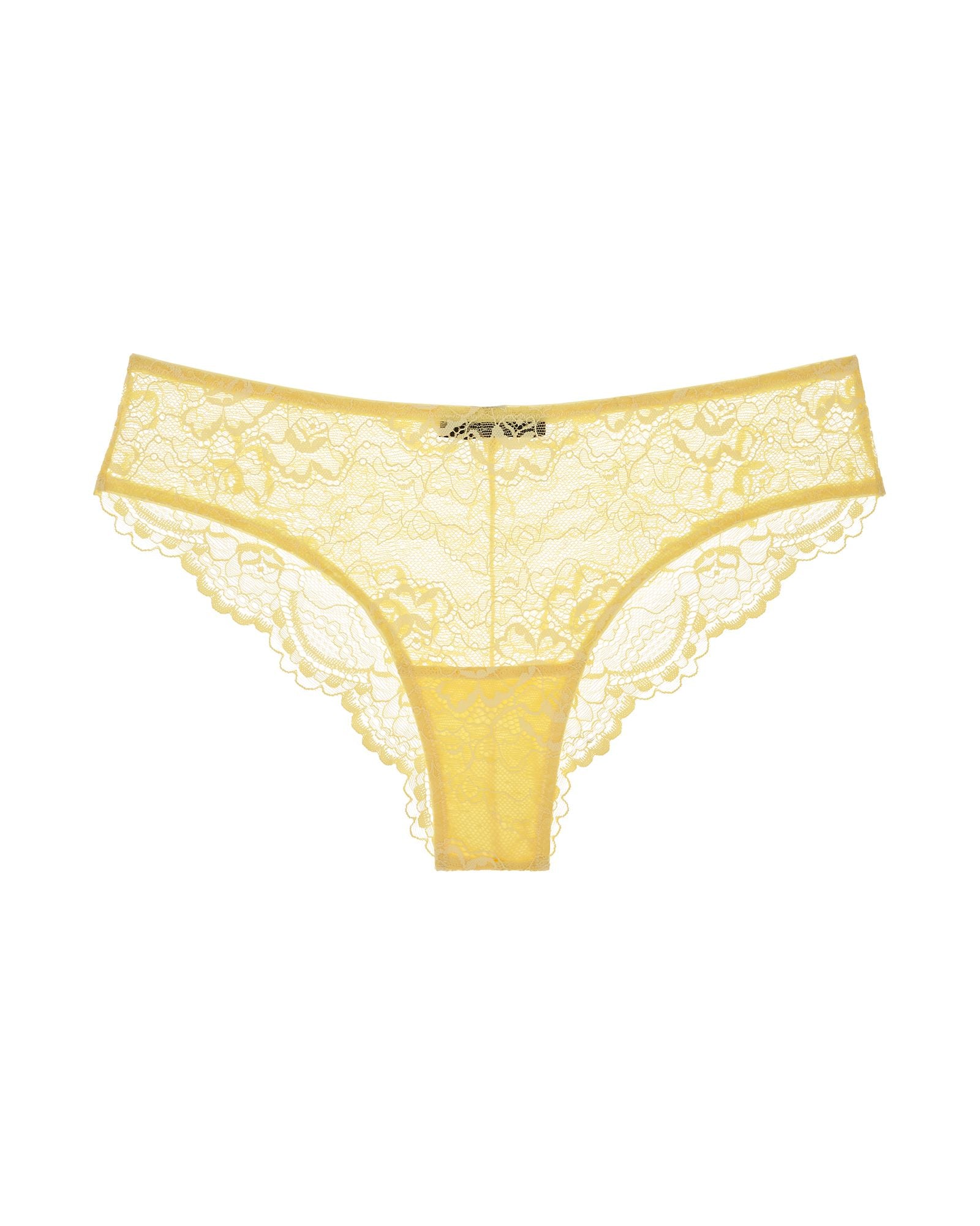 Samantha Chang All Lace Brief in yellow