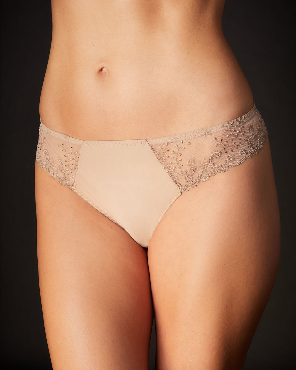 Simone Perele Delice Thong in beige