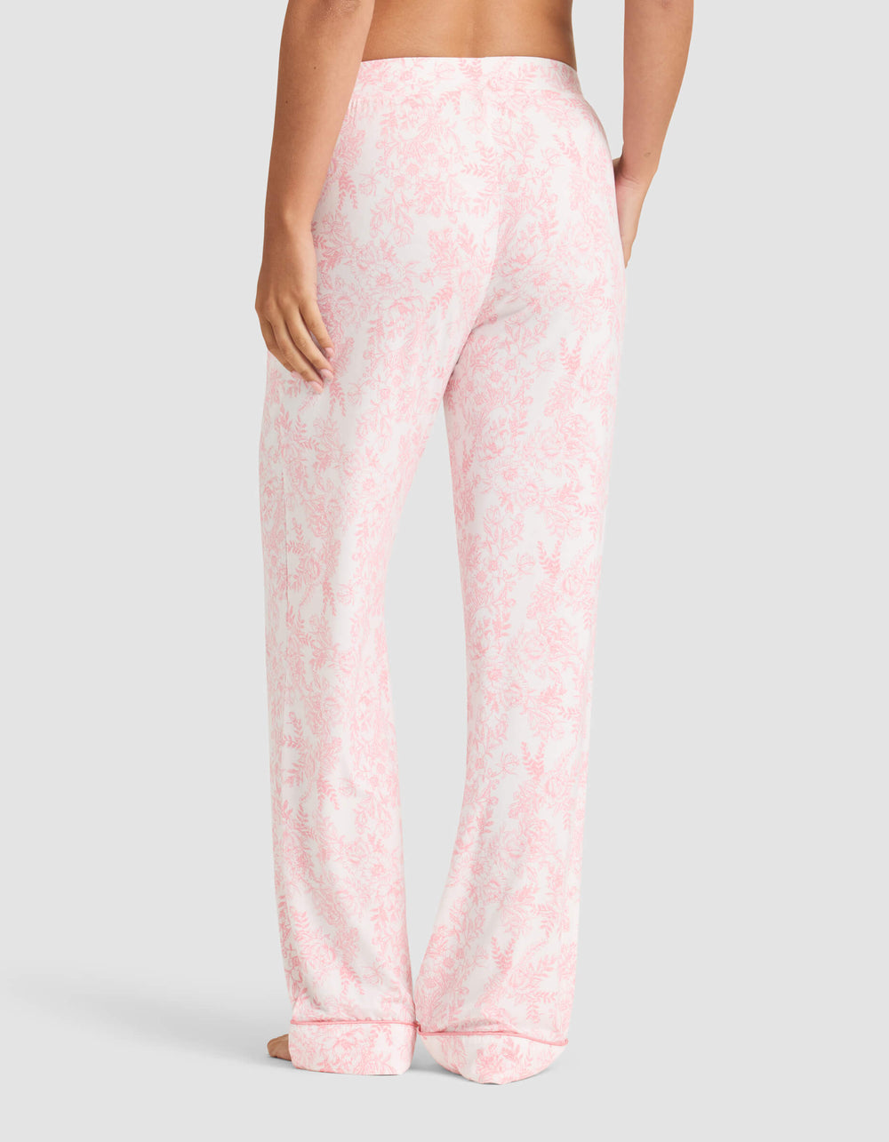 Women's Bamboo Stretch-Knit Pajama Pant (Collective) in pink | Cozy Earth
