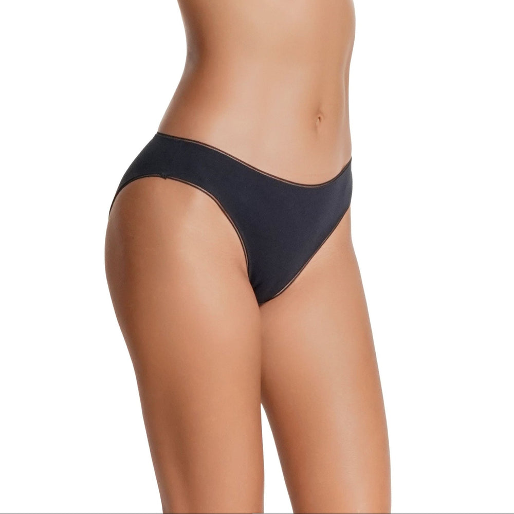 🌿BIO-J20 Organic Cotton Bikini in black | huit-lingerie