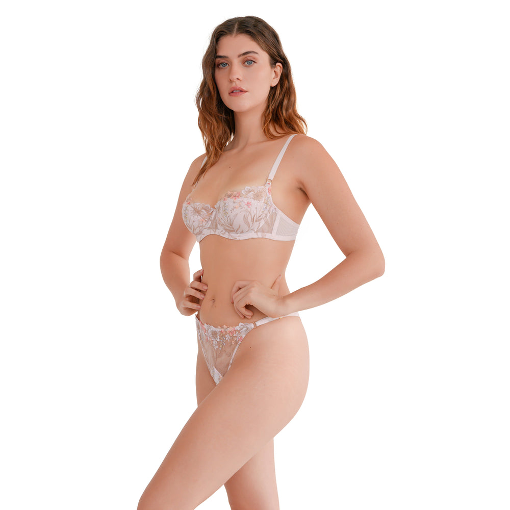 DAL-J10 - Dalya adjustable String in pink | huit-lingerie