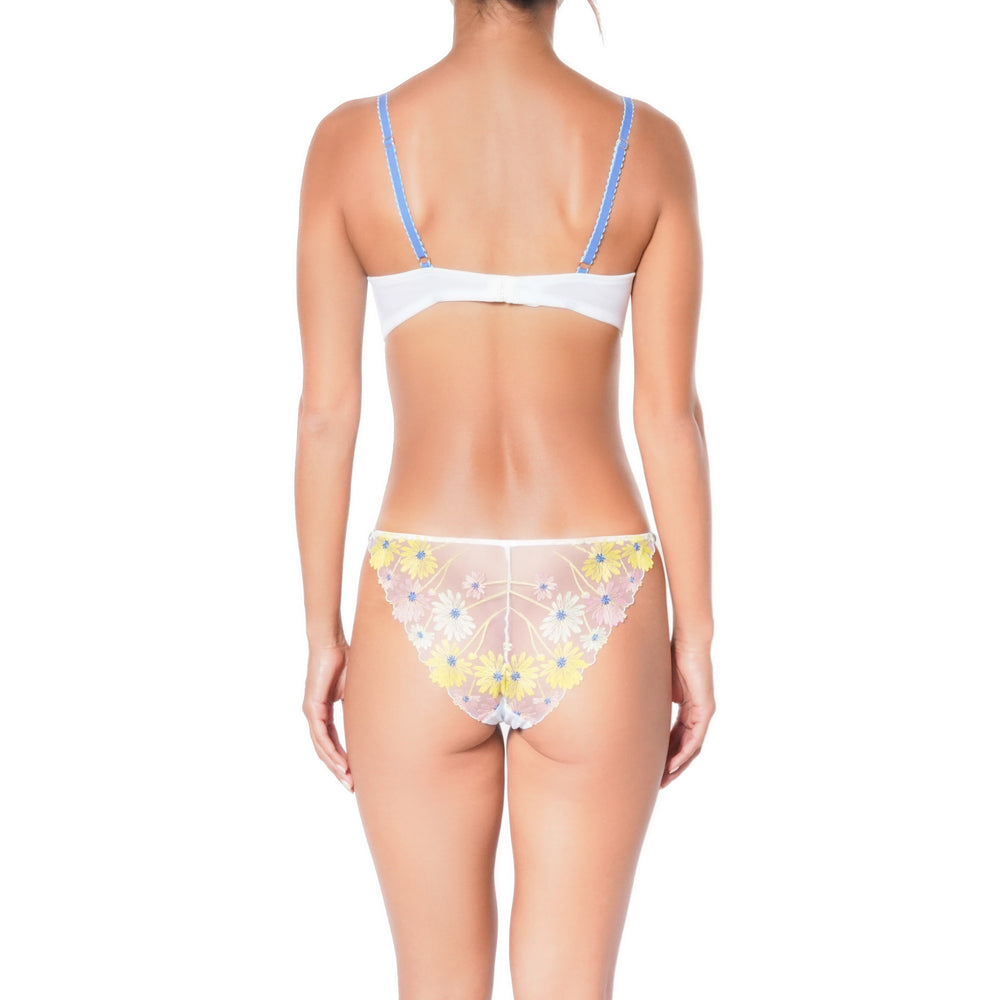 Danse des Fleurs Underwire in white | huit-lingerie