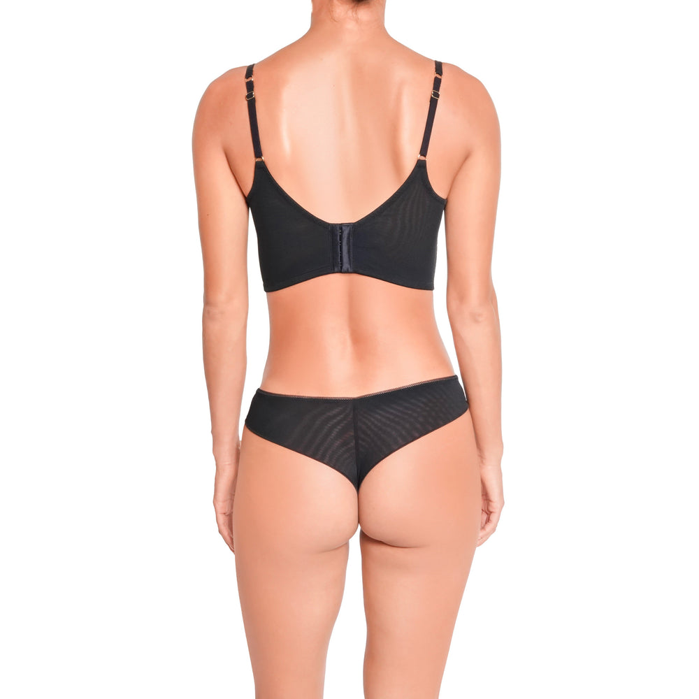 HUIT Infini Tanga in black | huit-lingerie