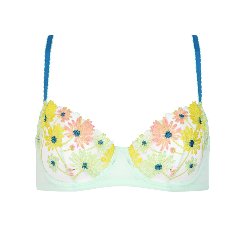 Danse des Fleurs Underwire in white | huit-lingerie