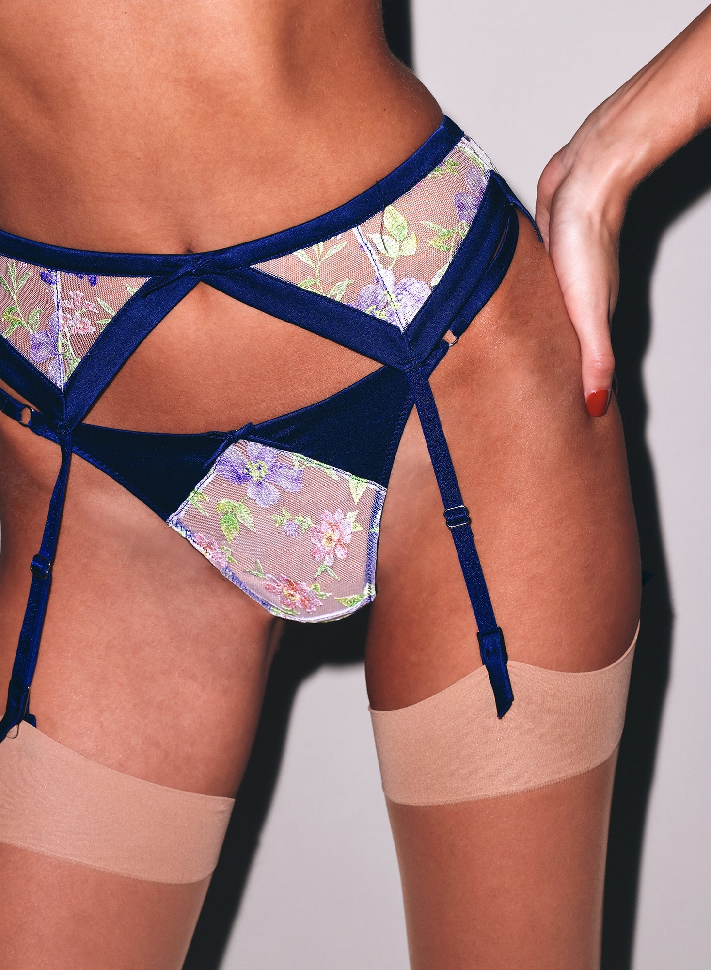 Elara Embroidery Thong