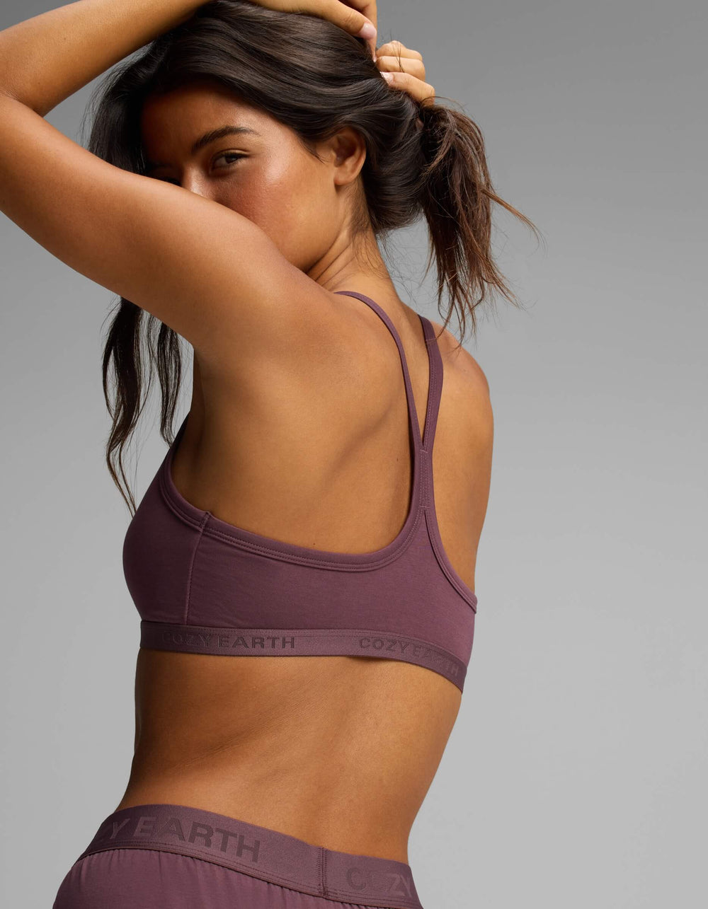 Women's First Layer Soft Bra in beige | Cozy Earth