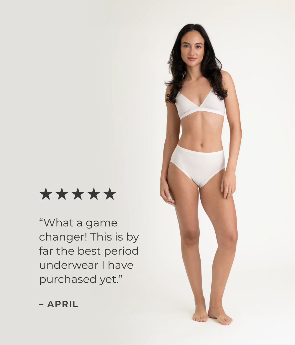 Leakproof Seamless High Waist in black | Saalt