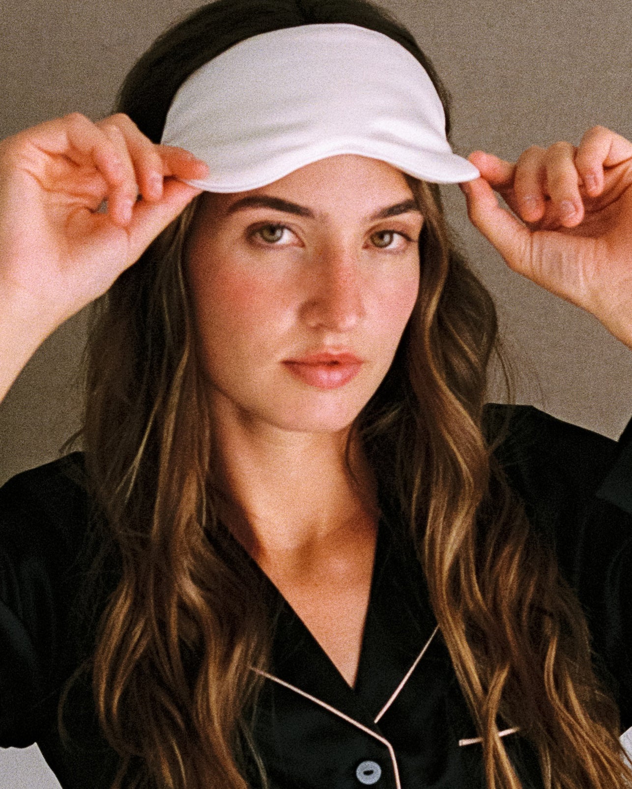 Journelle Sophia Sleep Mask in white