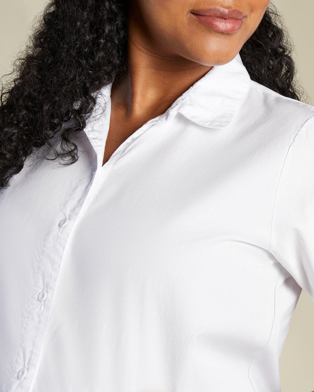A Pea In the Pod Aspire Woven Top in white