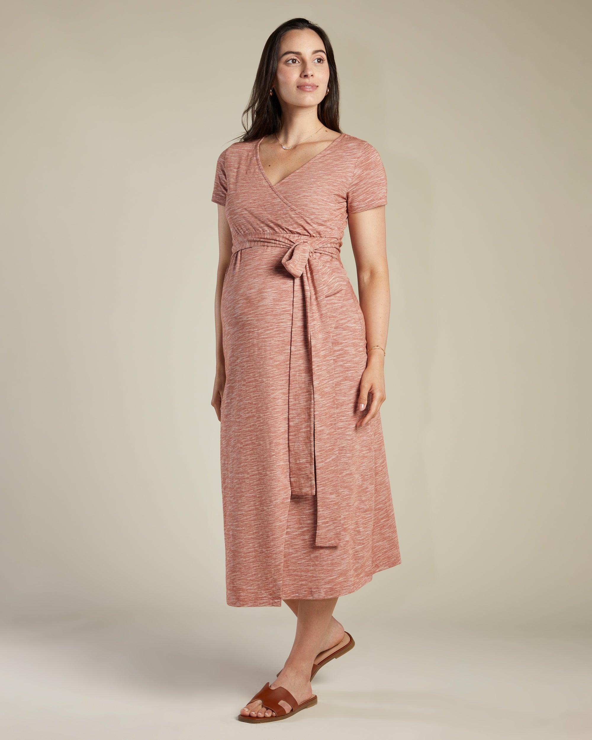 Willow Short Sleeve Wrap Maxi Dress