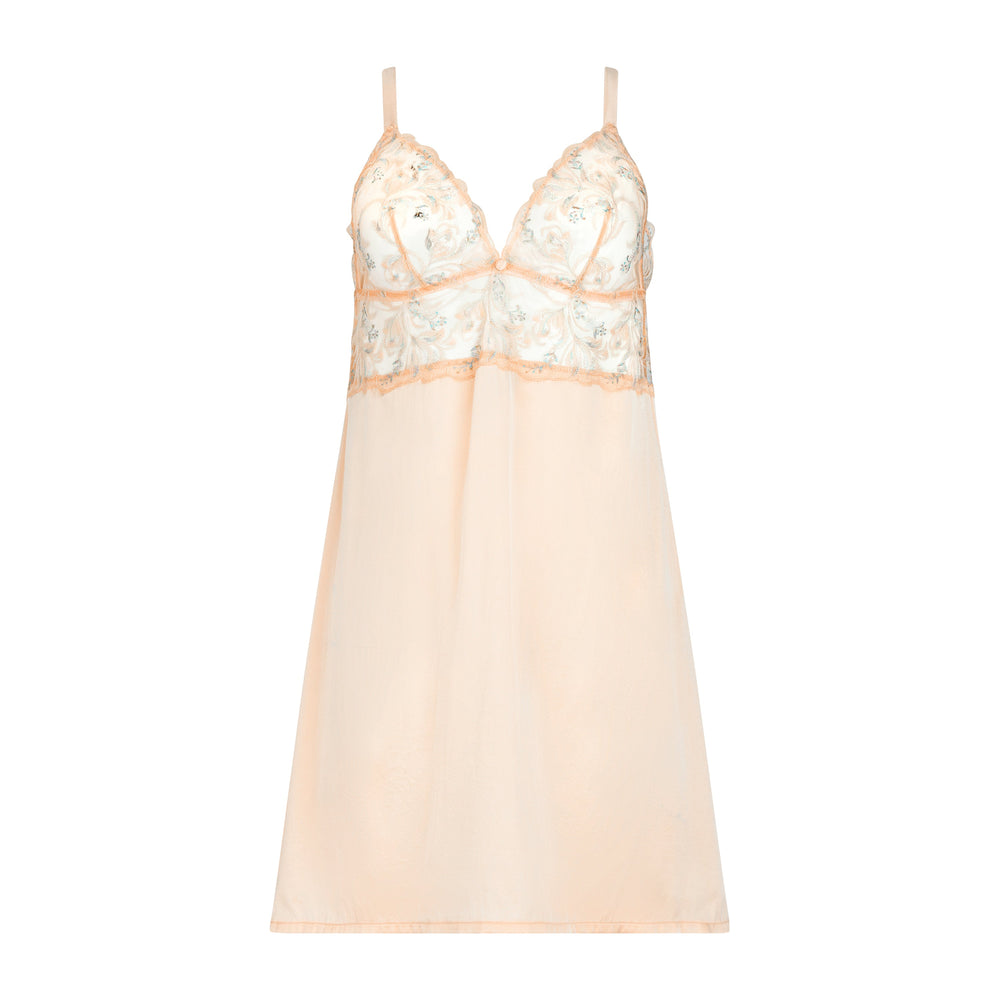 Prestige Rêve Silk Babydoll in pink | huit-lingerie