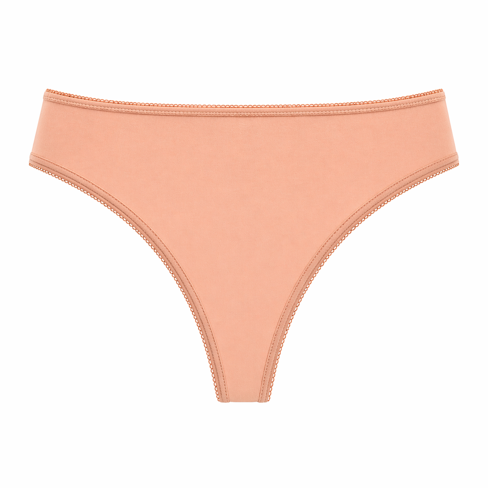 ☁️ FOS-J14 Lightweight Microfiber Thong in pink | huit-lingerie