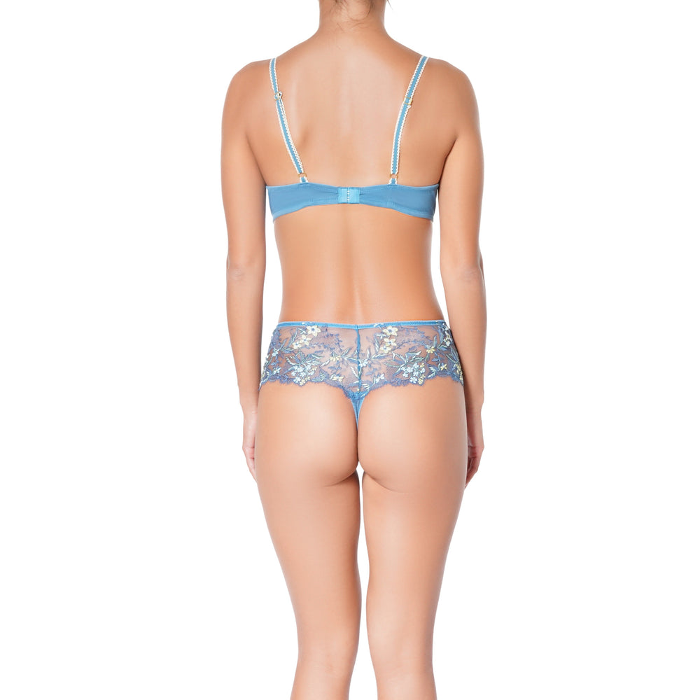 Flirt d'ete Underwire in blue | huit-lingerie