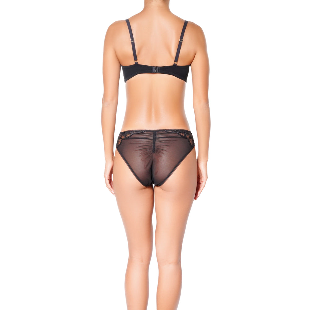 Lettre d'amour Bikini - Black in black | huit-lingerie
