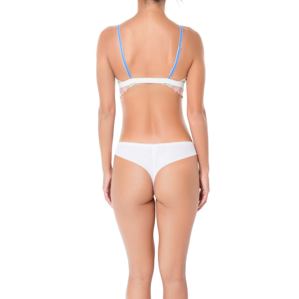 Danse des Fleurs Bralette in white | huit-lingerie