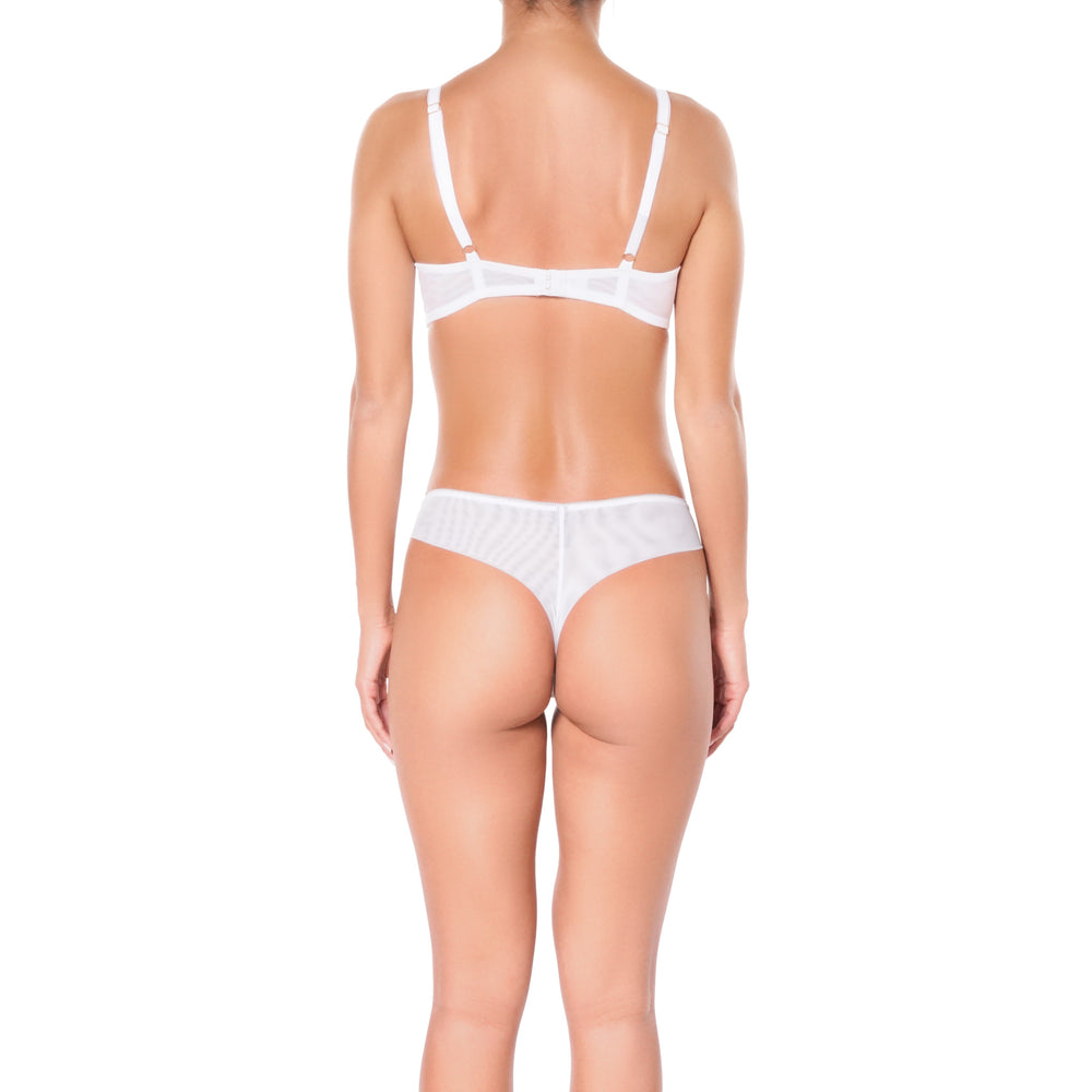 SWM-J14 - Sweet Modal Tanga in white | huit-lingerie