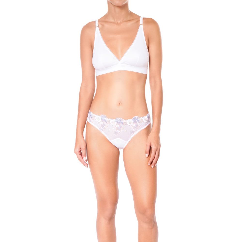 SWM-B1 - Sweet Modal Bralette in white | huit-lingerie