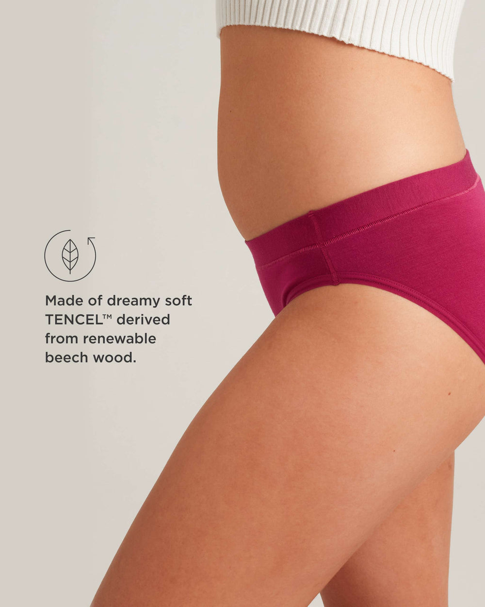 Leakproof Comfort Bikini in black | Saalt