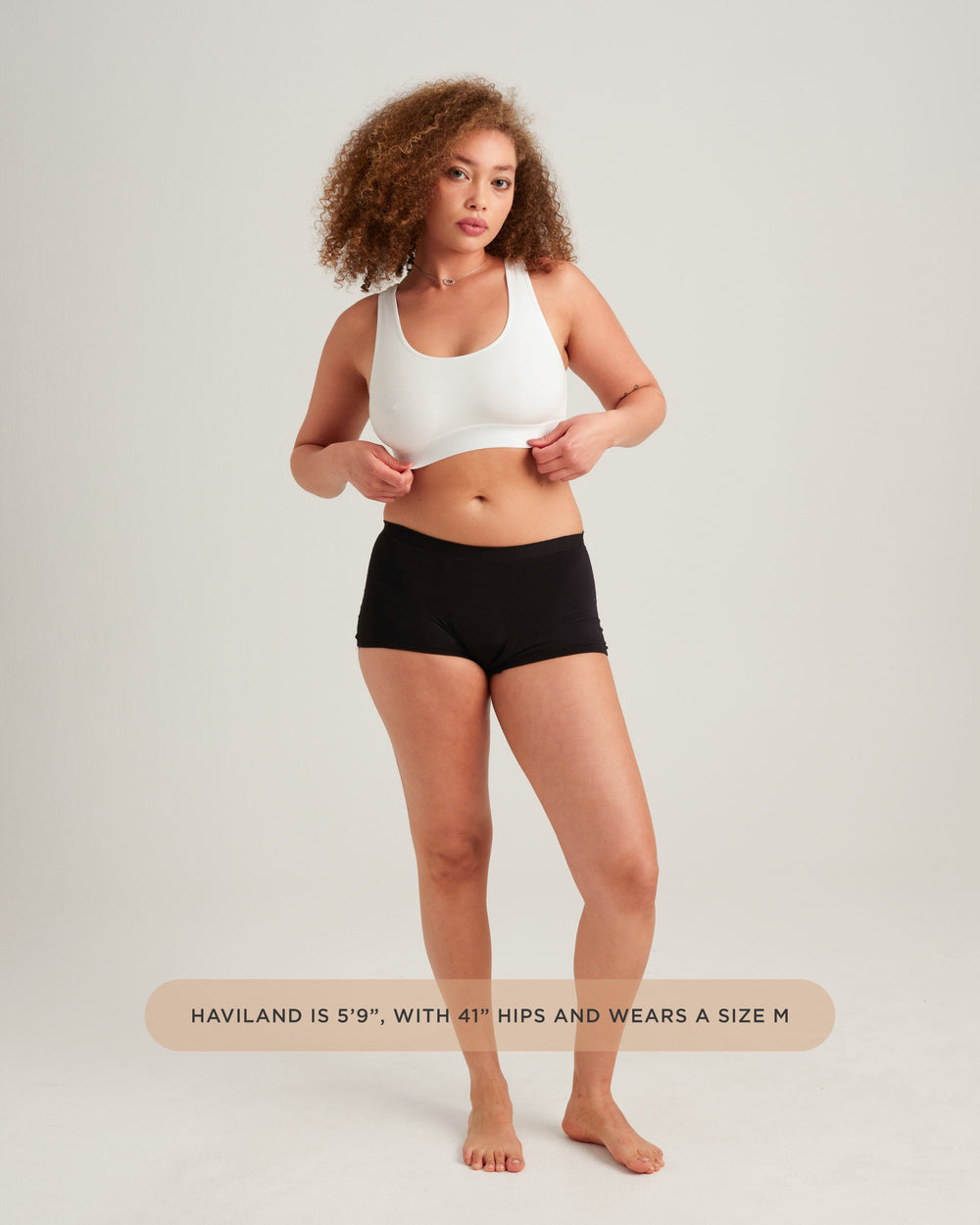 Leakproof Comfort CloudShort in black | Saalt