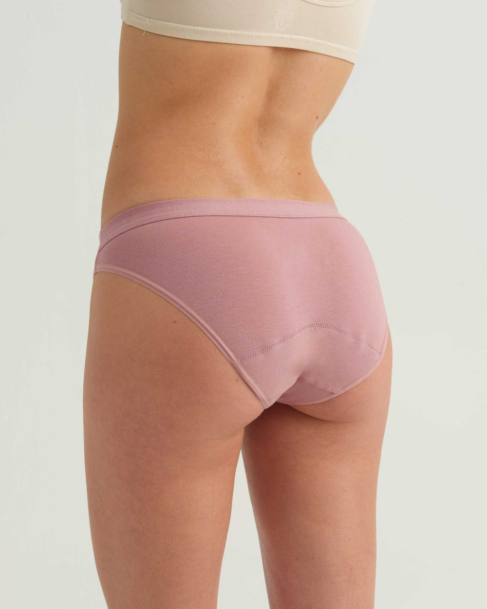 Leakproof Cotton Bikini in black | Saalt