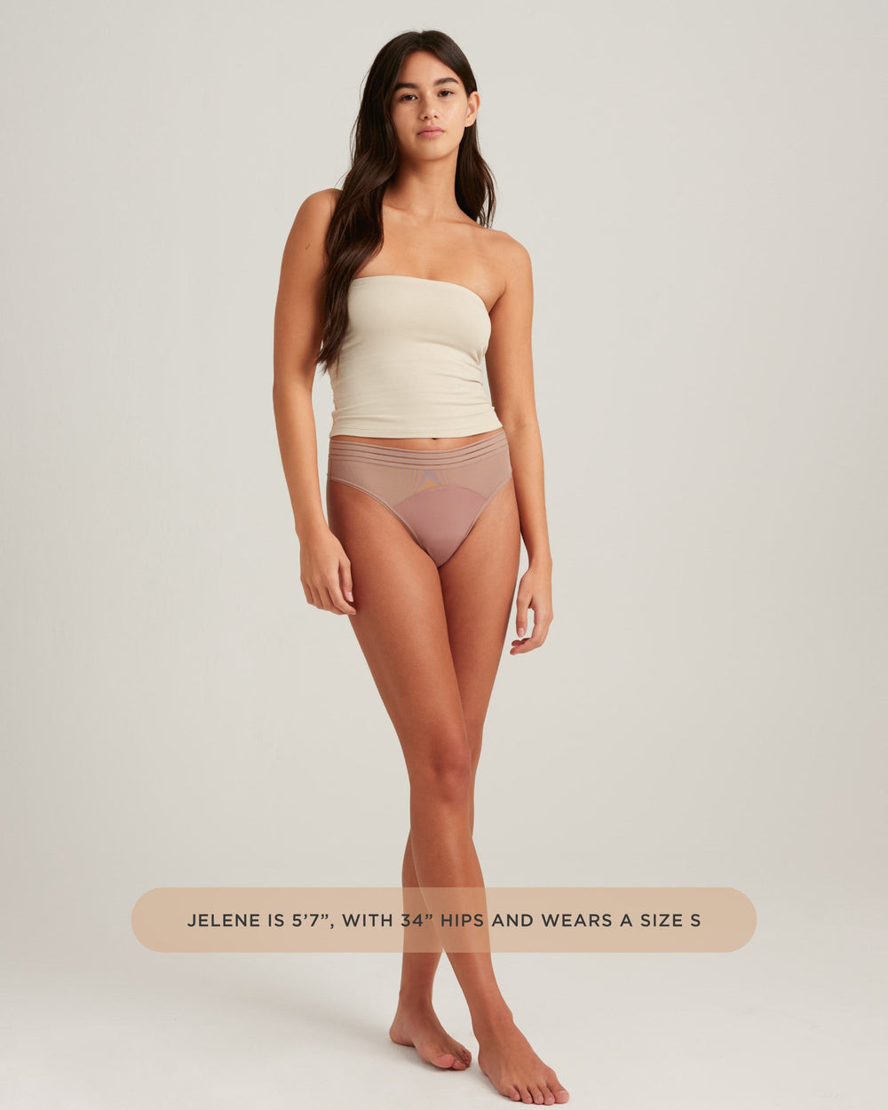 Leakproof Mesh Thong in black | Saalt