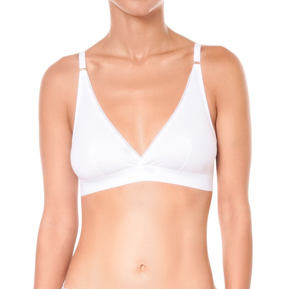SWM-B1 - Sweet Modal Bralette in white | huit-lingerie