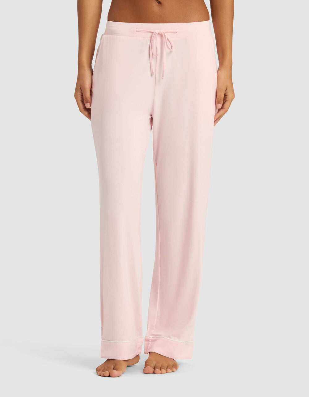 Women's Bamboo Stretch-Knit Long Sleeve Pajama Set (Collective) in blue | Cozy Earth