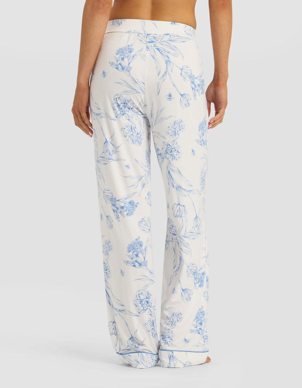 Women's Bamboo Stretch-Knit Pajama Pant (Collective) in pink | Cozy Earth