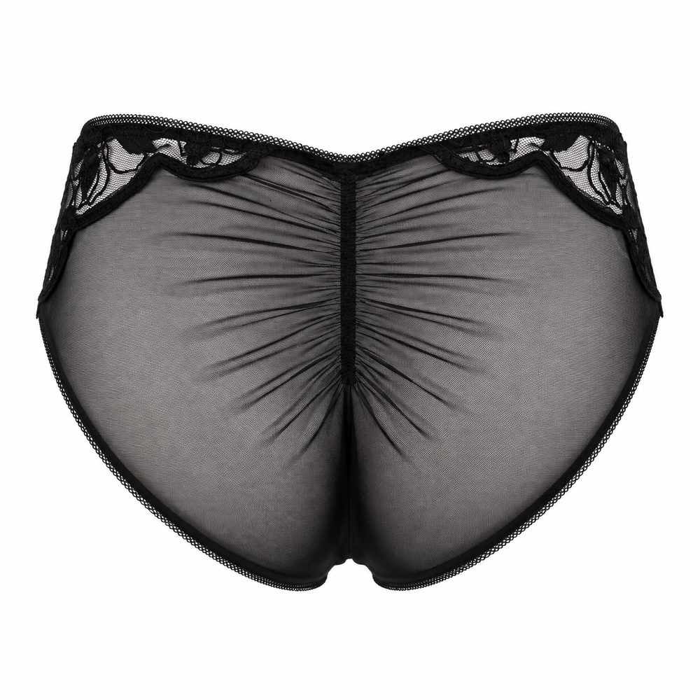 Lettre d'amour Bikini - Black in black | huit-lingerie