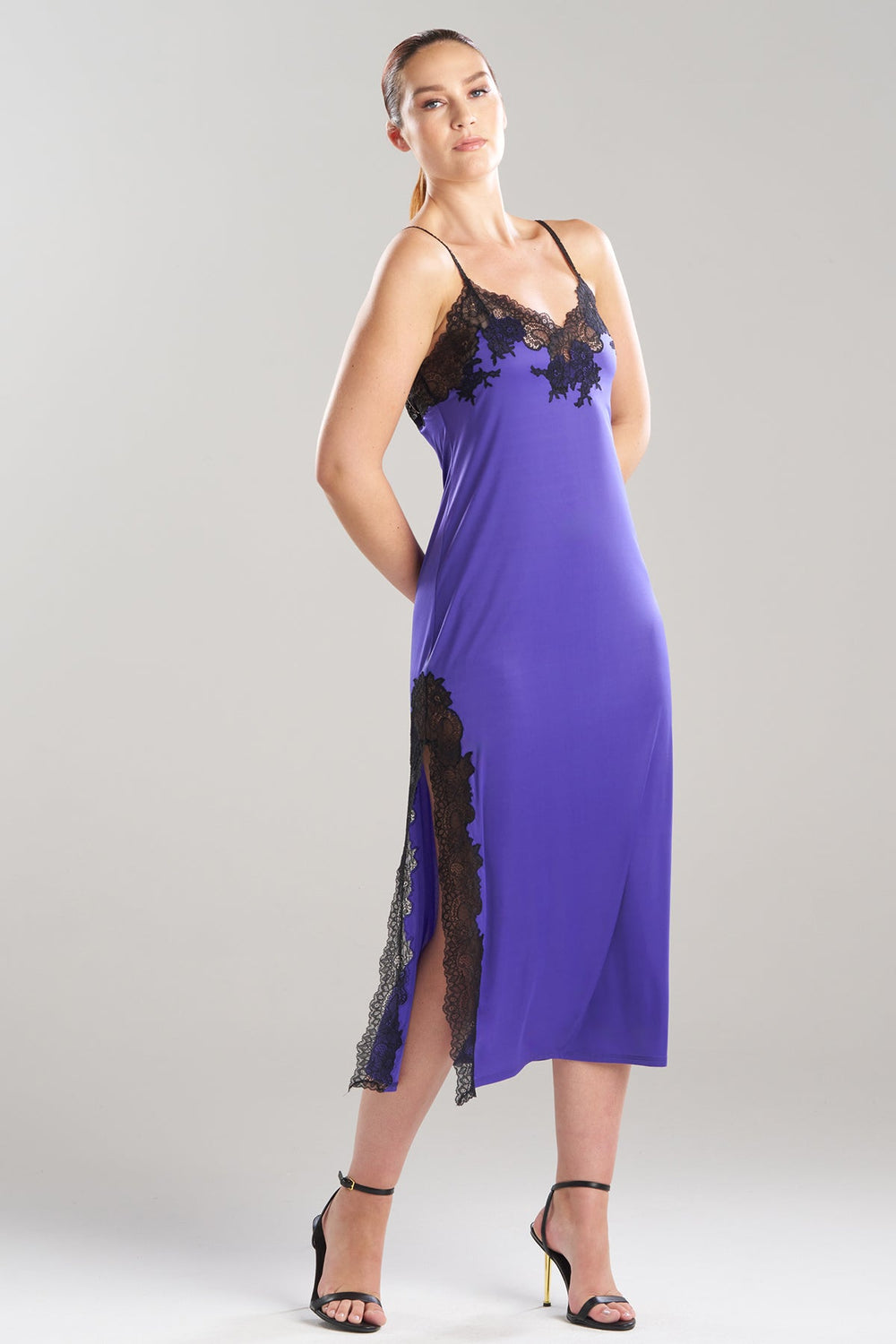 Enchant Slip Dress in blue | Natori