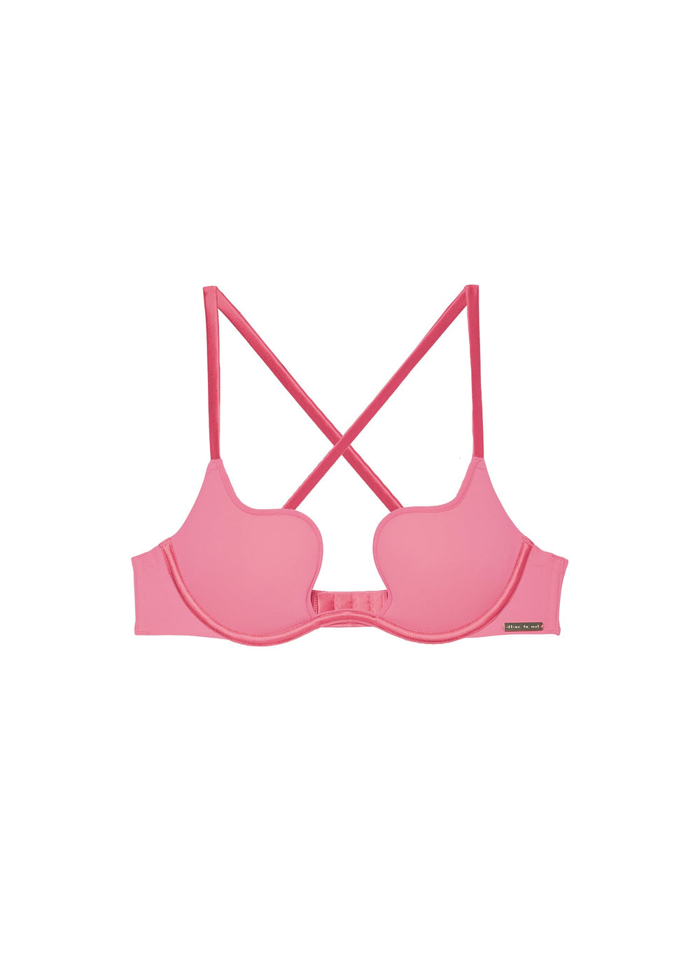 Fleur du Mal Seduce U-Plunge Bra in pink