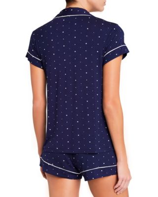 Eberjey Sleep Chic Short PJ Set in blue
