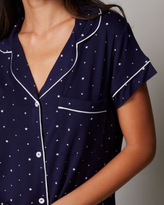 Eberjey Sleep Chic Short PJ Set in blue