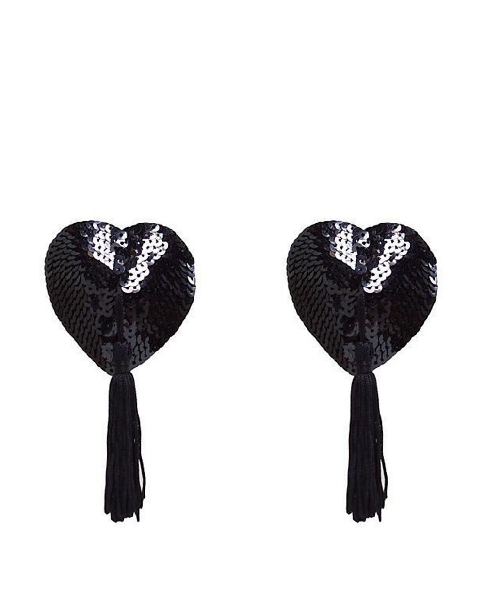 Nippies Bristols Six Gold Jett Nipple Covers in black