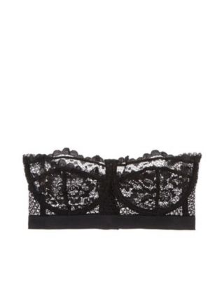 Else Petunia Strapless Bandeau Bra in black