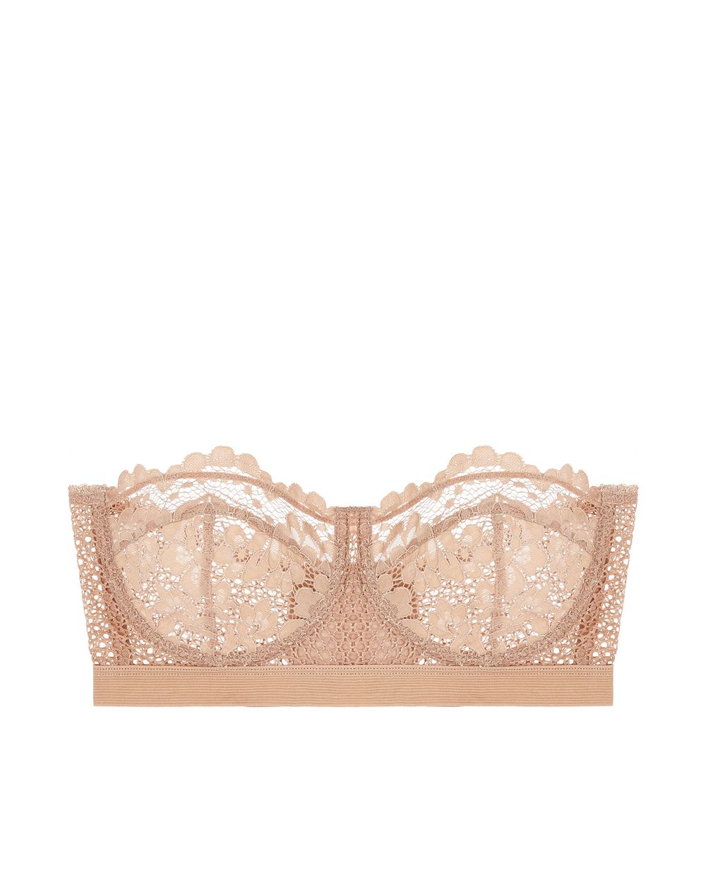 Else Petunia Strapless Bandeau Bra in beige