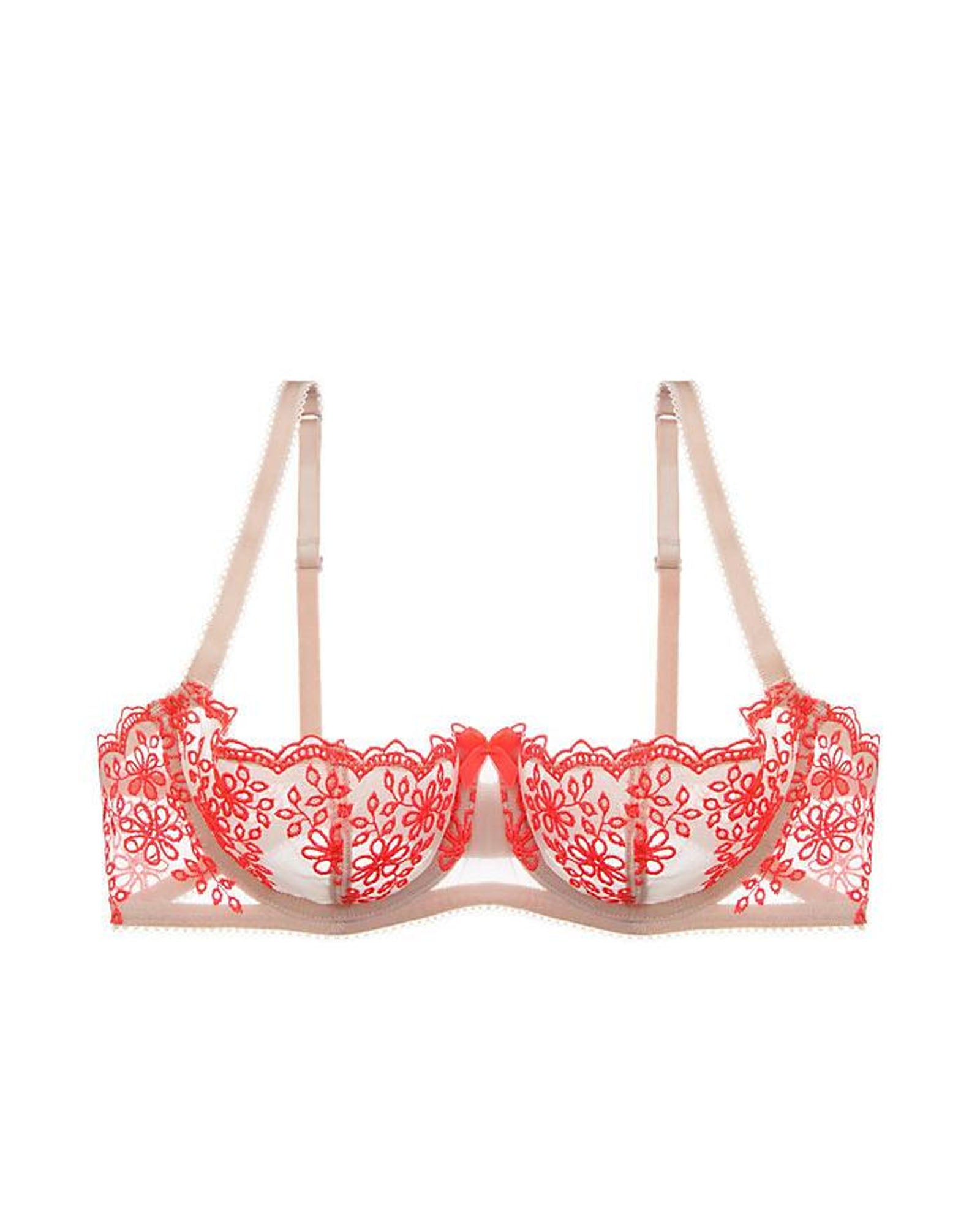 Journelle Cora Low Balconette Bra in pink