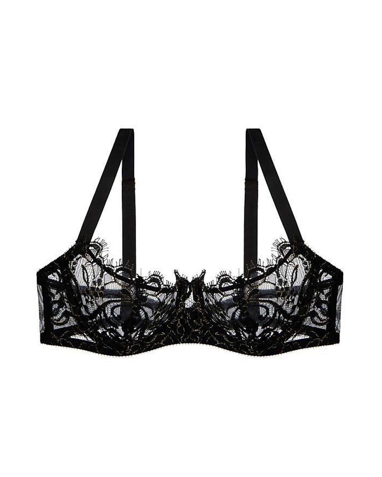 Journelle Francesca Low Balconette Bra in black