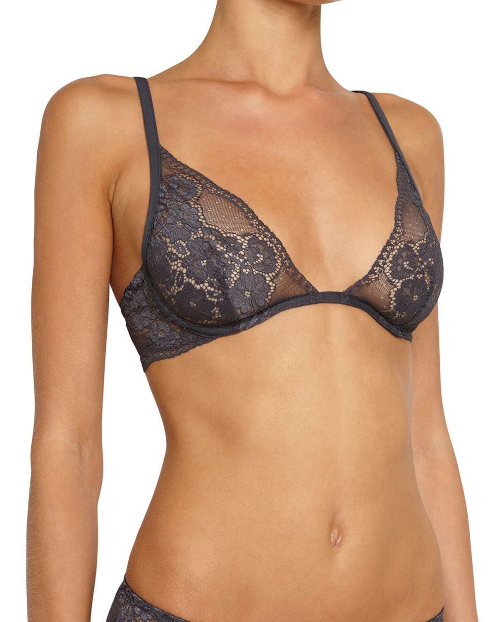 Eberjey Noor Underwire Bra in gray
